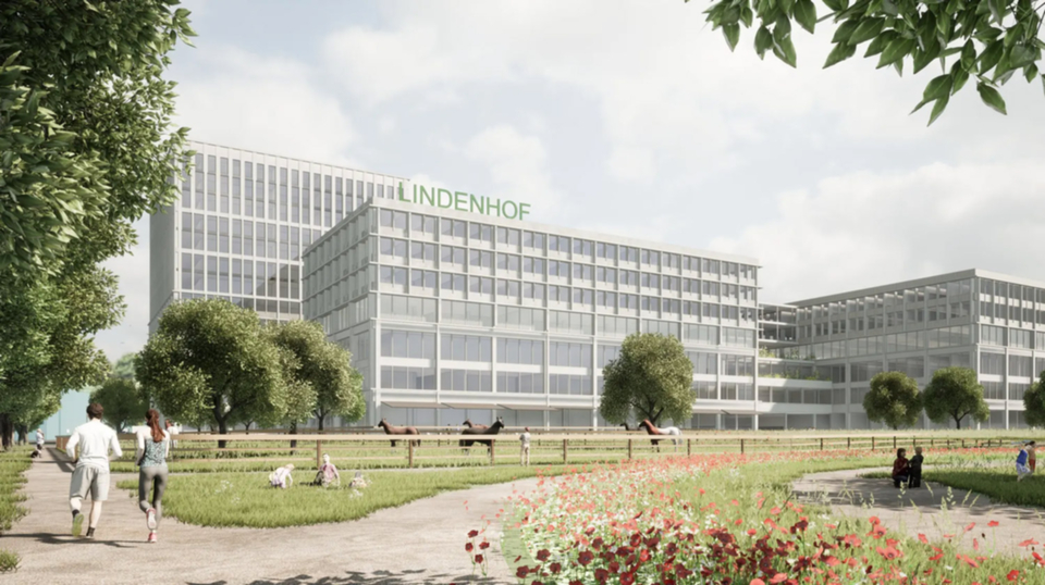 Visualisierung: Lindenhofgruppe Neues Lindenhofspital in Bern-Nord